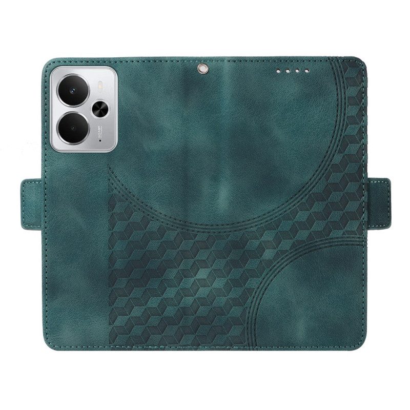 Lederhüllen Für Realme 14 5g Rautenmuster