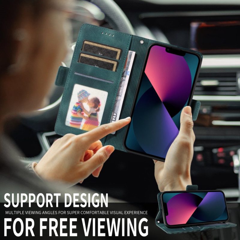 Lederhüllen Für Realme 14 5g Rautenmuster