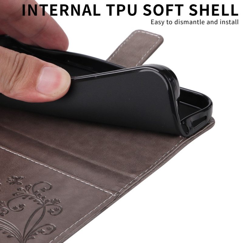 Lederhüllen Für Realme 14 5g Riesige Schmetterlinge