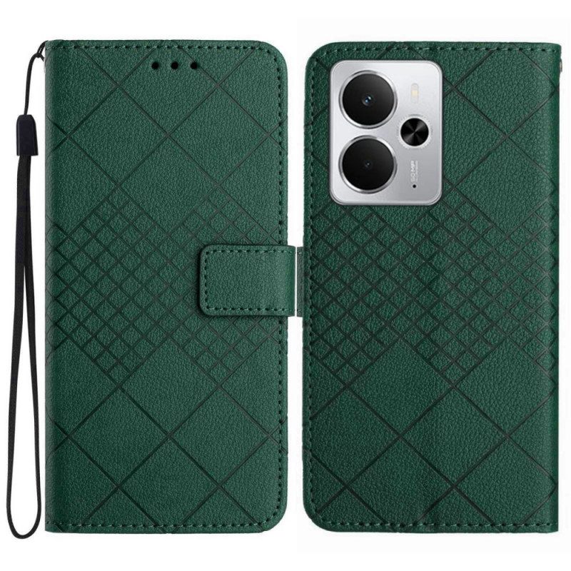 Lederhüllen Realme 14 5g Diamanten