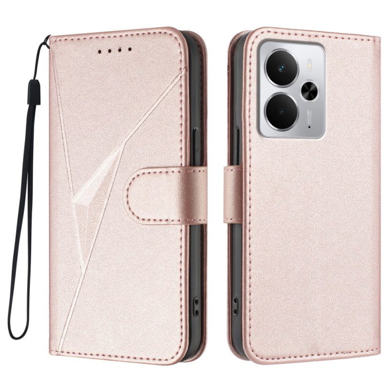 Lederhüllen Realme 14 5g Dreiecksmuster