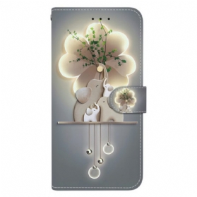 Lederhüllen Realme 14 5g Elefant