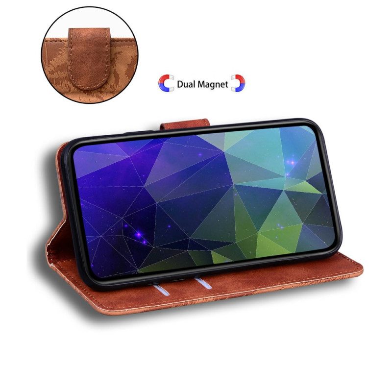 Lederhüllen Realme 14 5g Handyhülle Tigerprint