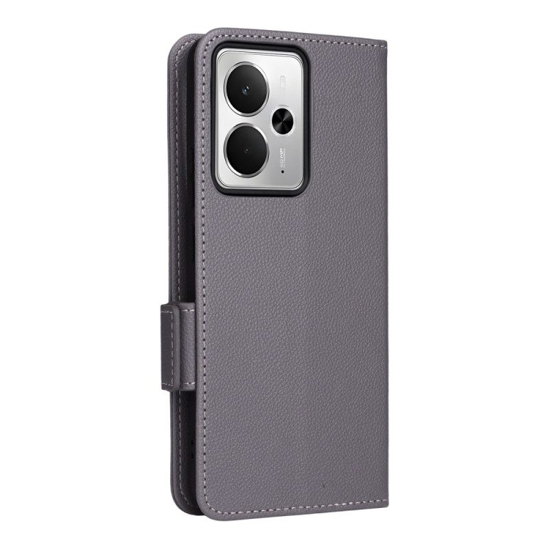 Lederhüllen Realme 14 5g Litschi-textur-armband