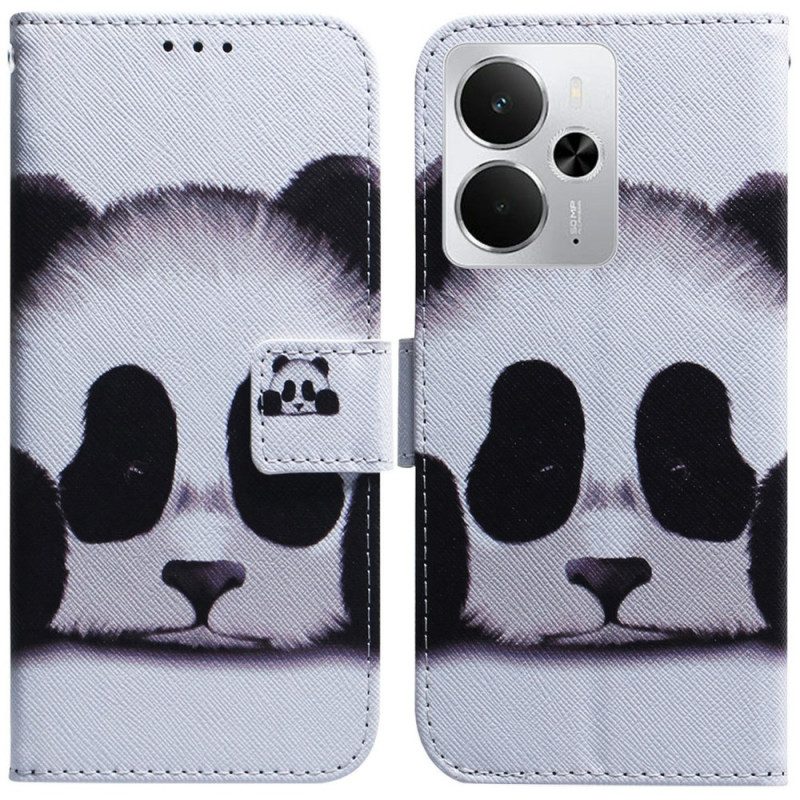 Lederhüllen Realme 14 5g Panda