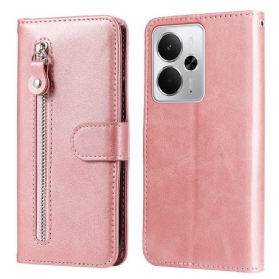 Lederhüllen Realme 14 5g Reißverschlusstasche