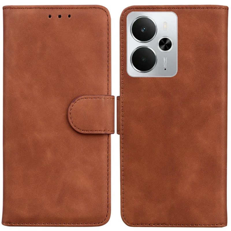Lederhüllen Realme 14 5g Wildlederoptik