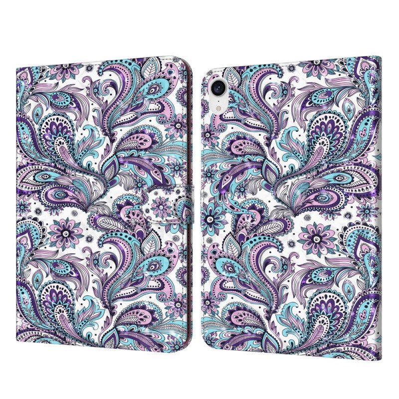 Flip Case Für iPad Mini 6 (2021) Helles Punkt-paisley-muster