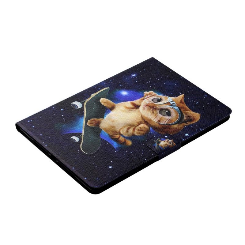 Flip Case Für iPad Mini 6 (2021) Katzen-skateboarden