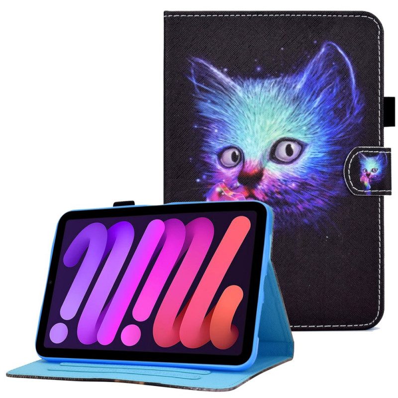 Lederhüllen Für iPad Mini 6 (2021) Psychokatze