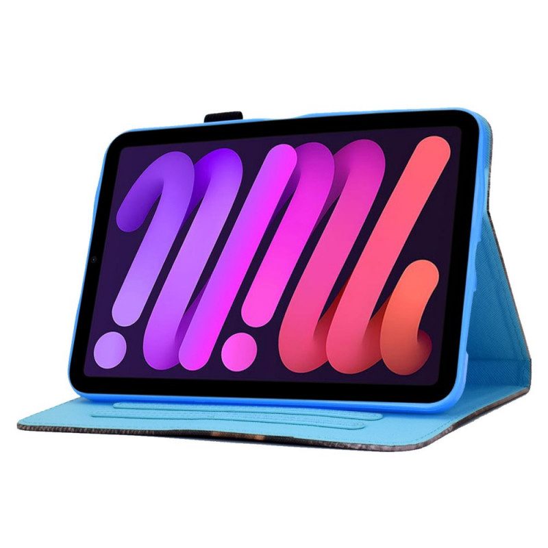 Lederhüllen Für iPad Mini 6 (2021) Psychokatze