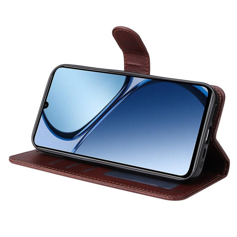 Lederhüllen Für Realme Note 60x Glattlederoptik