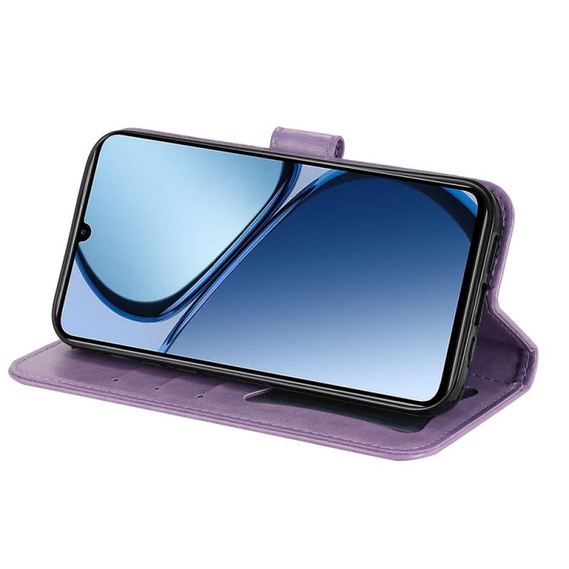 Lederhüllen Realme Note 60x Handyhülle Mandala-muster