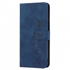 Lederhüllen Realme Note 60x Riemen Mit Lächeln