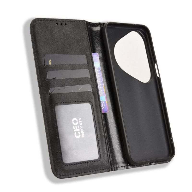 Flip Case Huawei Pura 80 Ultra Handyhülle Vintage-fries