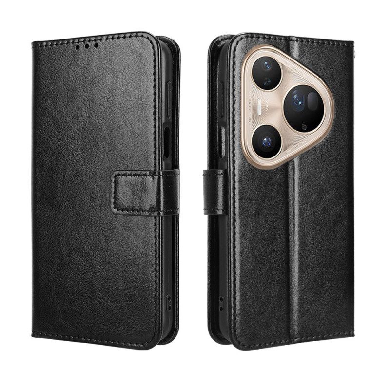 Lederhüllen Huawei Pura 80 Ultra Handyhülle Auffälliges Kunstleder