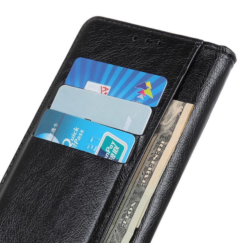 Flip Case Für Xiaomi Redmi Note 11 Pro / 11 Pro 5G Stil: Nappaleder Mit Vintage-nieten