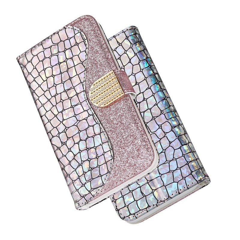Lederhüllen Für Samsung Galaxy A30 Krokodildiamanten