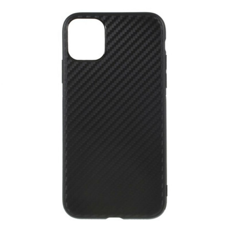 Handyhülle Für iPhone 11 Einzelne Kohlefaser