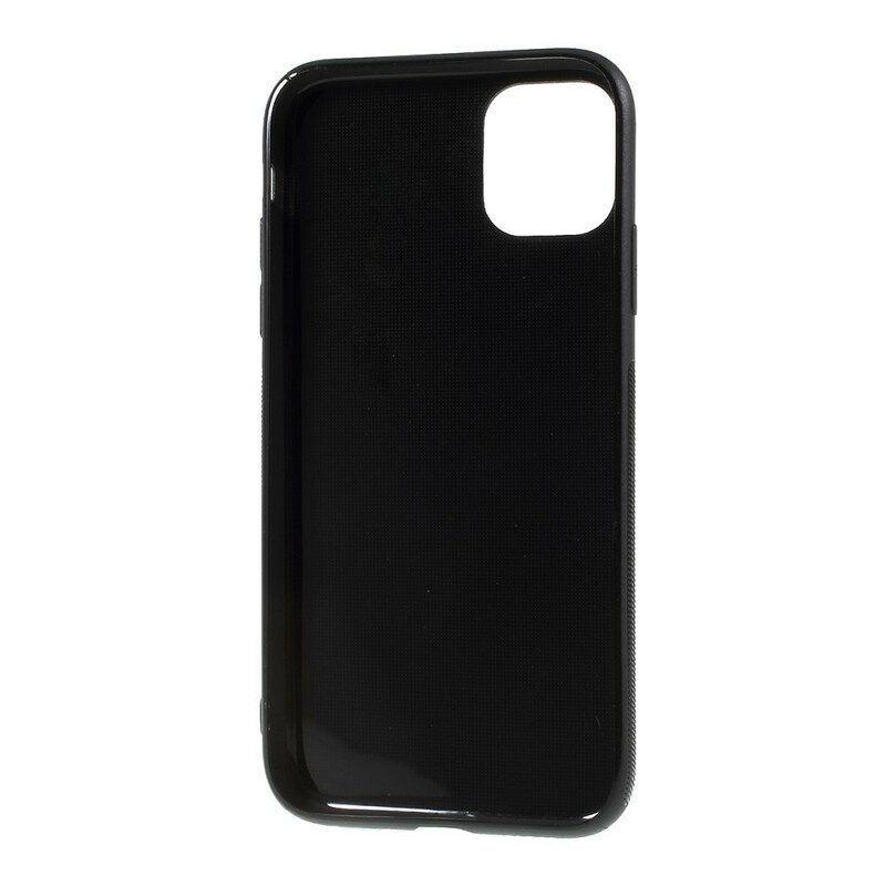Handyhülle Für iPhone 11 Einzelne Kohlefaser