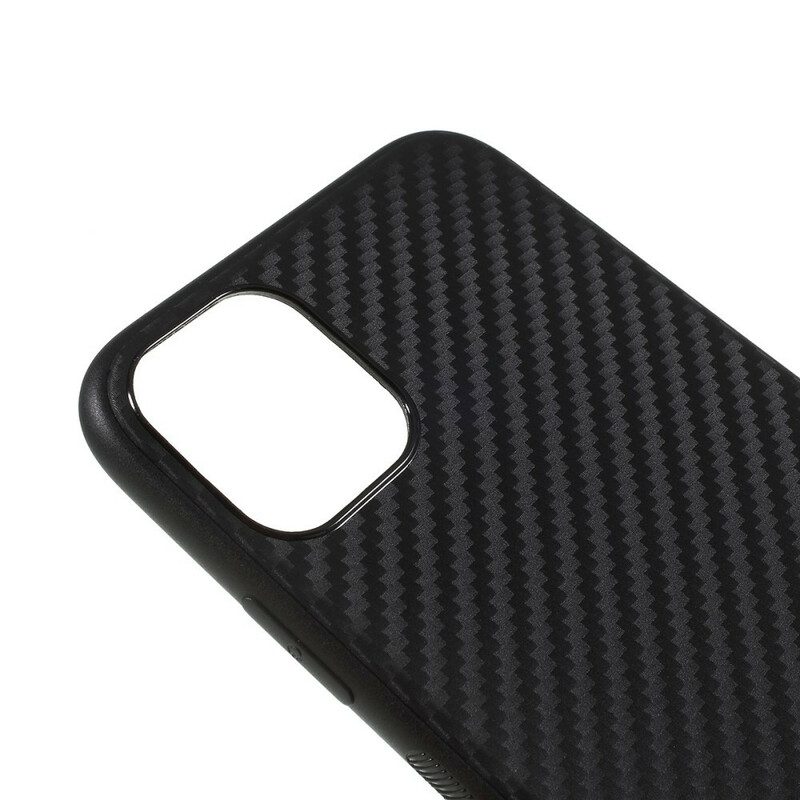 Handyhülle Für iPhone 11 Einzelne Kohlefaser