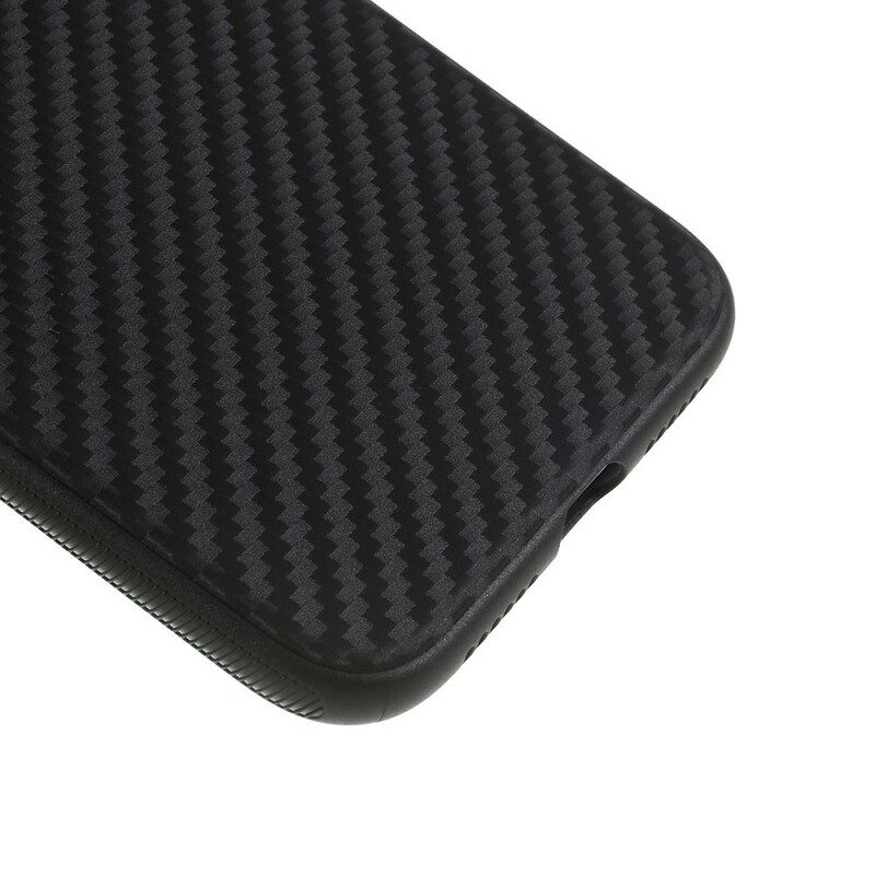 Handyhülle Für iPhone 11 Einzelne Kohlefaser
