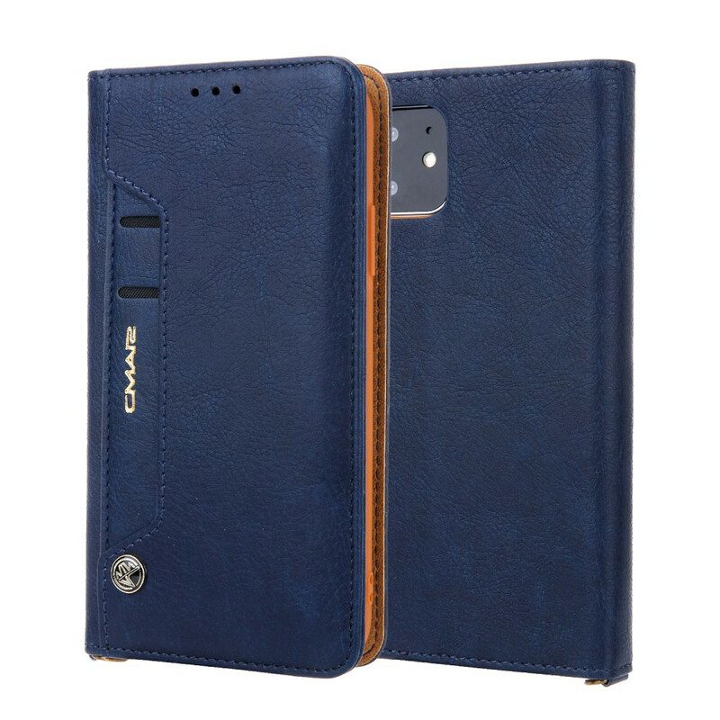 Schutzhülle Für iPhone 11 Flip Case Erstklassiger Lederstil