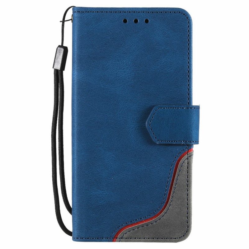 Flip Case Für Samsung Galaxy S22 Ultra 5G Hautgefühl-welle