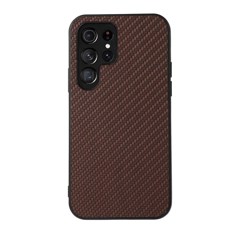 Hülle Für Samsung Galaxy S22 Ultra 5G Kohlefaser