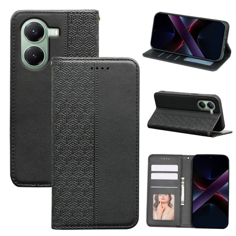 Flip Case Für Poco X7 Pro 5g Karomuster