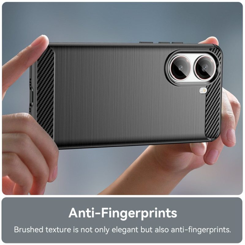 Hülle Für Poco X7 Pro 5g Gebürstete Kohlefaser