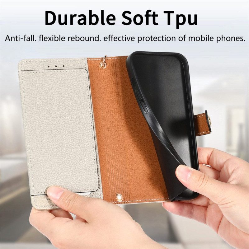 Lederhüllen Für Poco X7 Pro 5g Rfid-schutz Mit Herzdesign