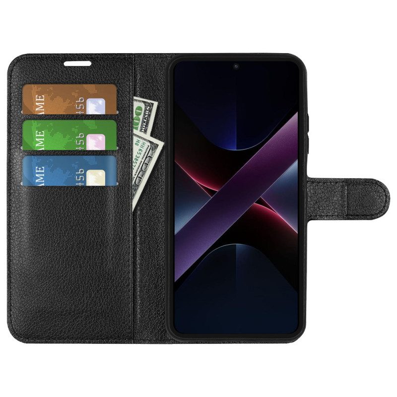 Lederhüllen Poco X7 Pro 5g Kunstleder In Litschi