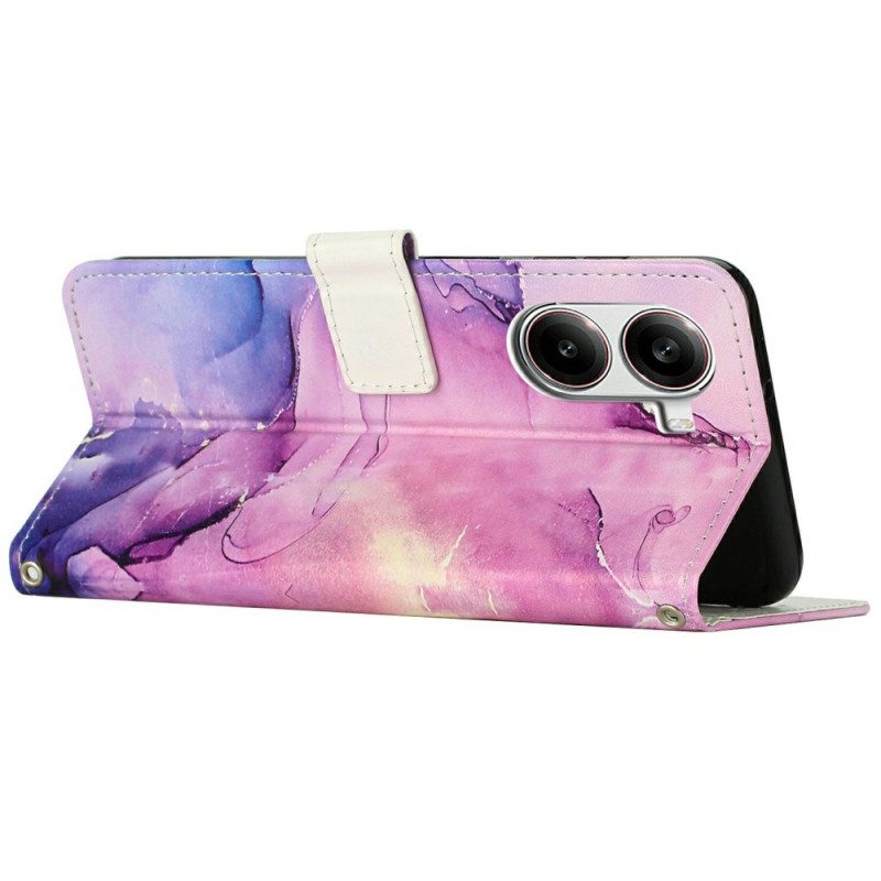 Lederhüllen Poco X7 Pro 5g Marmoroptik Mit Riemen