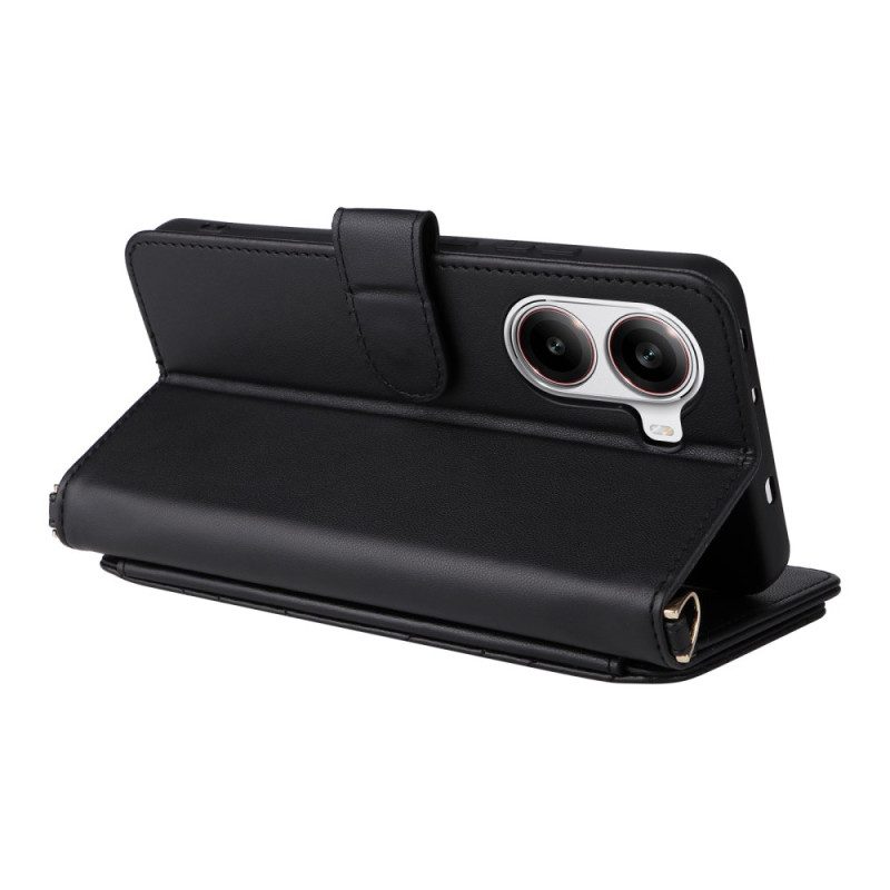 Lederhüllen Poco X7 Pro 5g Multifunktional Gesteppt