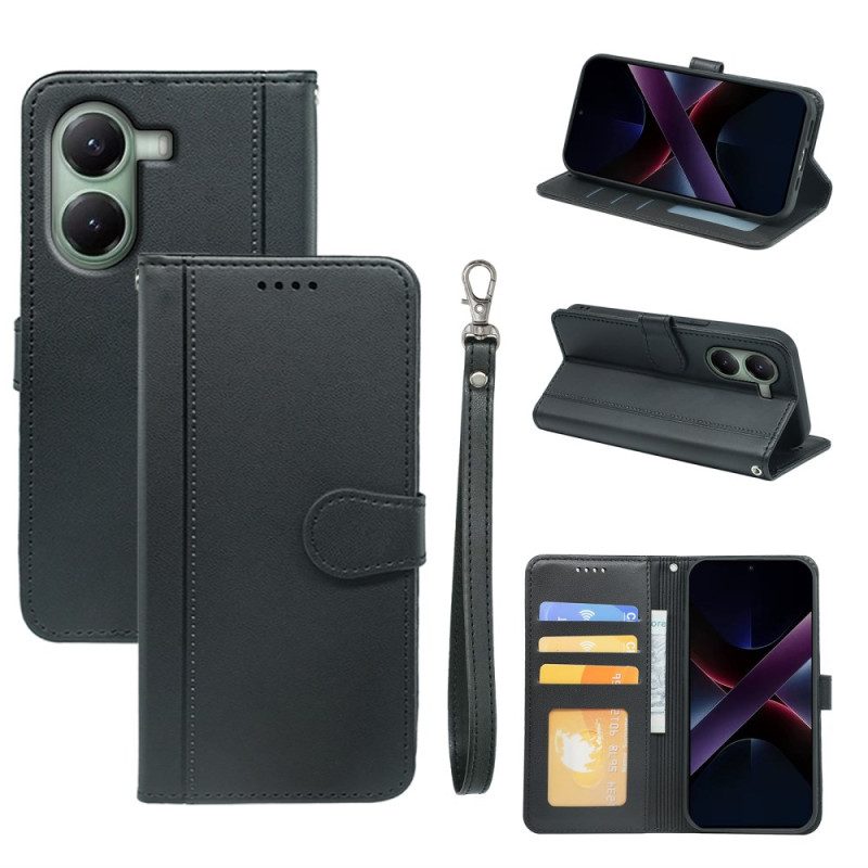 Lederhüllen Poco X7 Pro 5g Premium Mit Riemen