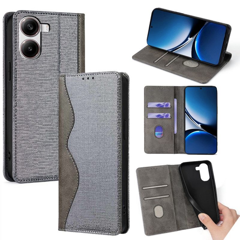 Lederhüllen Poco X7 Pro 5g Wellenmuster