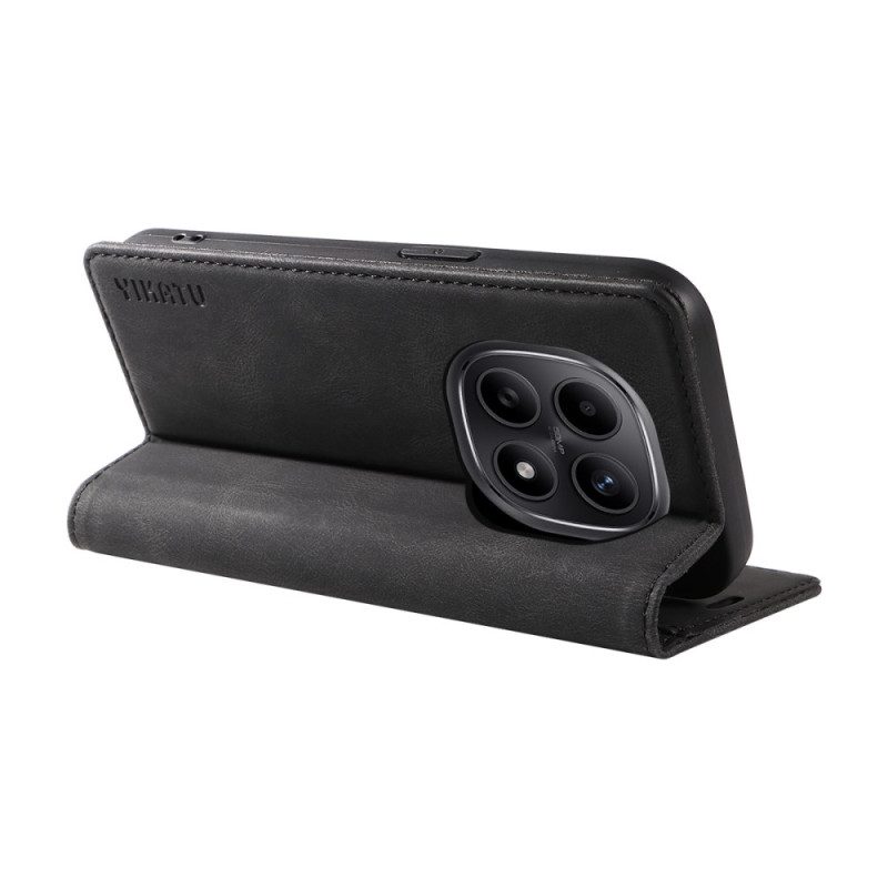 Flip Case Für Xiaomi Redmi Note 15 5g Yikatu-wildlederoptik