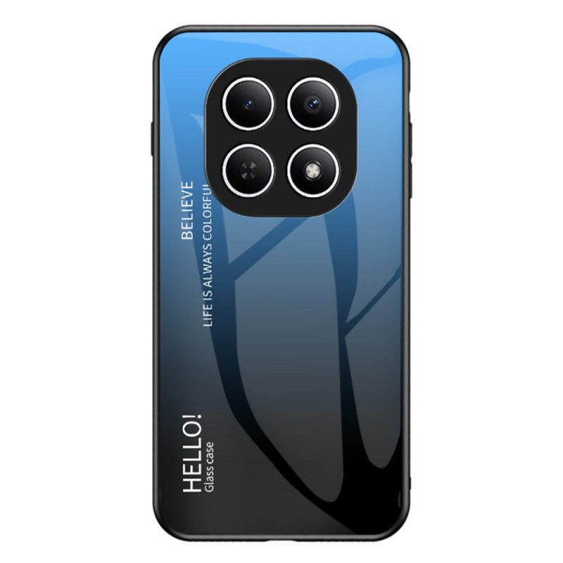 Hülle Für Xiaomi Redmi Note 15 5g Gehärtetes Glas Mit Hello-motiv