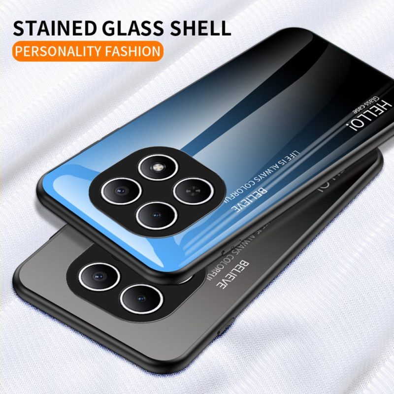 Hülle Für Xiaomi Redmi Note 15 5g Gehärtetes Glas Mit Hello-motiv