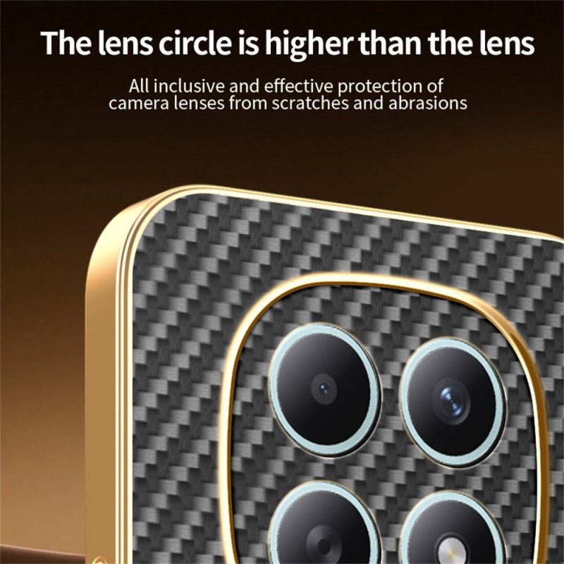 Hülle Xiaomi Redmi Note 15 5g Handyhülle Carbonfaser-optik