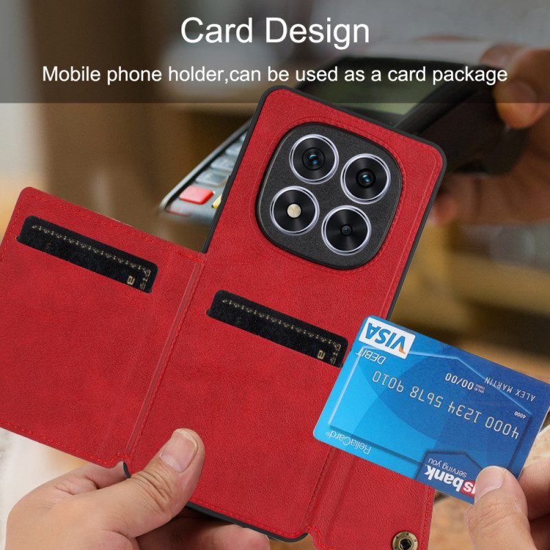 Hülle Xiaomi Redmi Note 15 5g Kartenhalter Und Integrierter Ständer