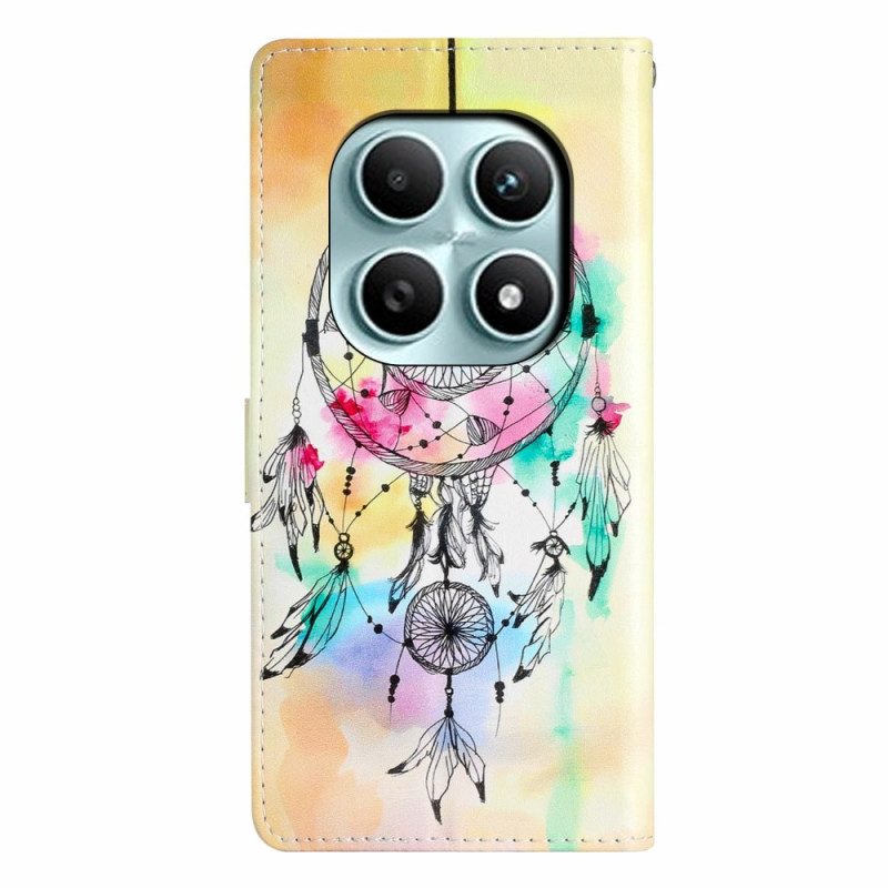 Lederhüllen Für Xiaomi Redmi Note 15 5g Aquarell-traumfänger
