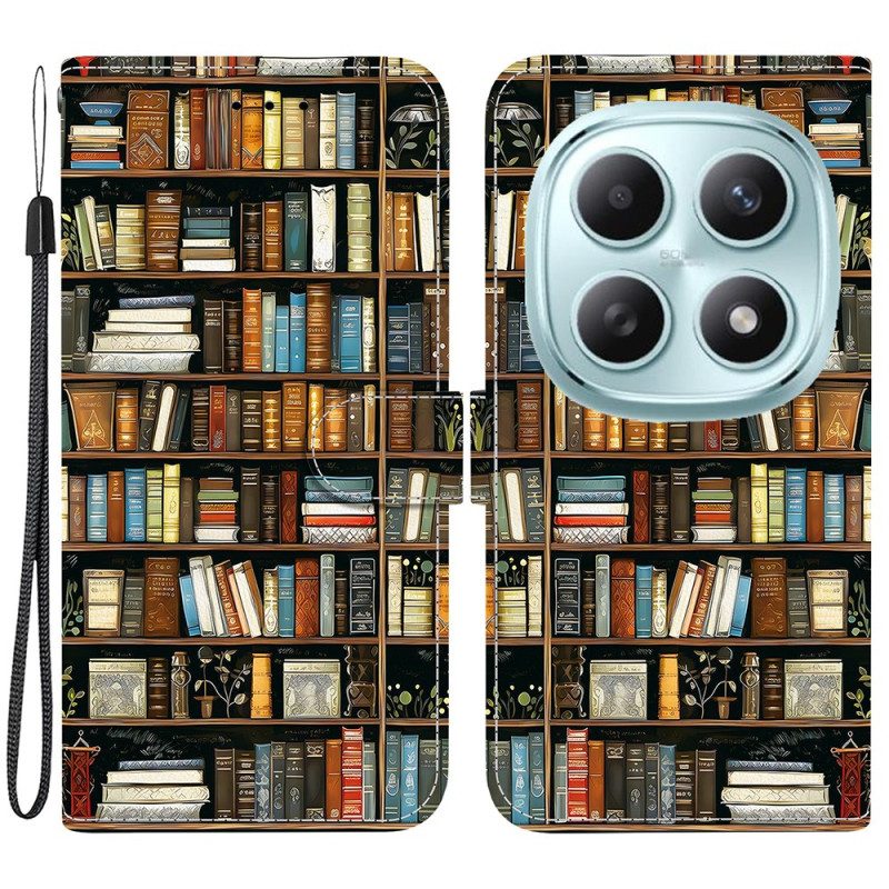 Lederhüllen Für Xiaomi Redmi Note 15 5g Bibliothek