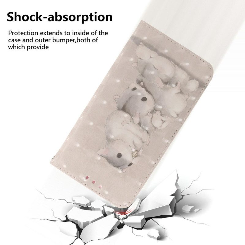 Lederhüllen Für Xiaomi Redmi Note 15 5g Hamster Mit Umhängeband