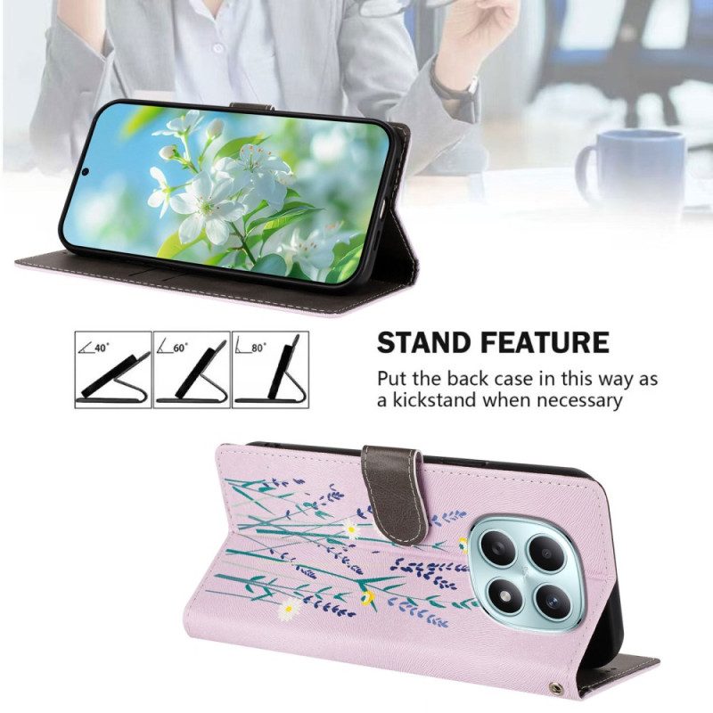 Lederhüllen Für Xiaomi Redmi Note 15 5g Lavendel