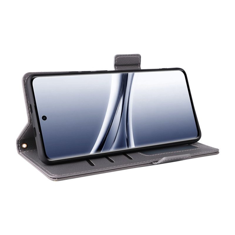 Lederhüllen Für Xiaomi Redmi Note 15 5g Litschi-textur Mit Armband