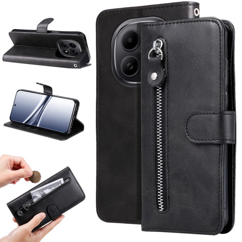 Lederhüllen Für Xiaomi Redmi Note 15 5g Reißverschlusstasche