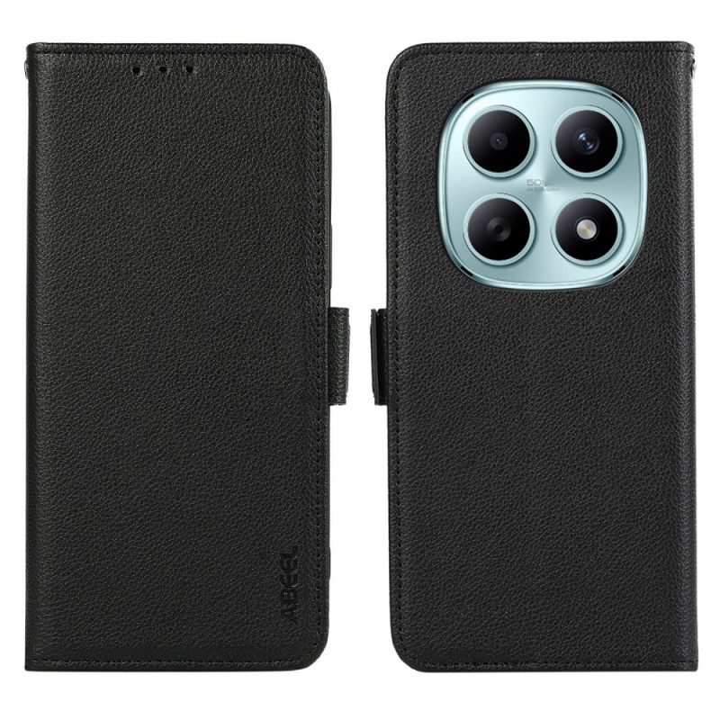 Lederhüllen Für Xiaomi Redmi Note 15 5g Rfid-schutz Abeel-leder