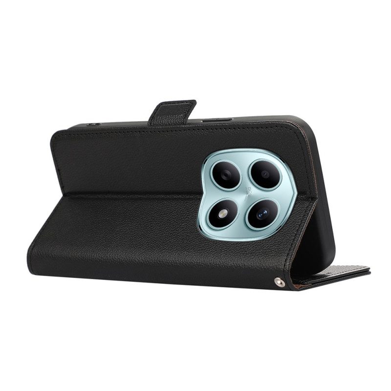 Lederhüllen Für Xiaomi Redmi Note 15 5g Rfid-schutz Abeel-leder